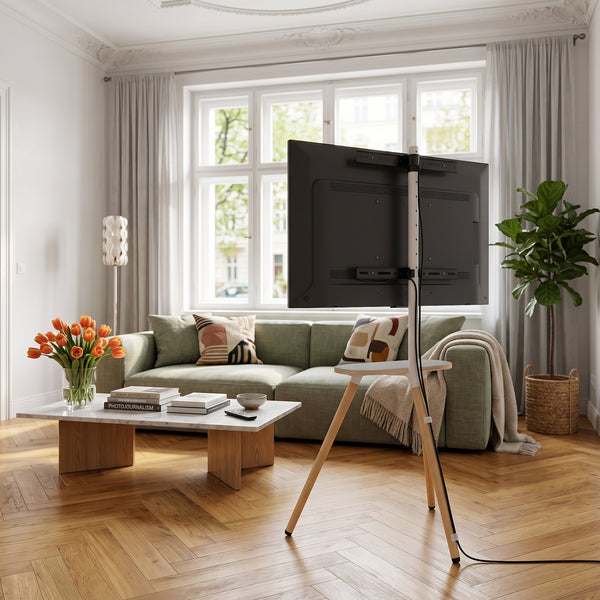 TV-stativ Valle med hylde [pro.tec]