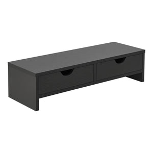 Monitorstativ Mänttä med 2 skuffer 50x18x13cm i forskellige farver farver [en.casa]