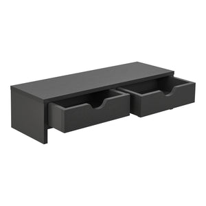 Monitorstativ Mänttä med 2 skuffer 50x18x13cm i forskellige farver farver [en.casa]