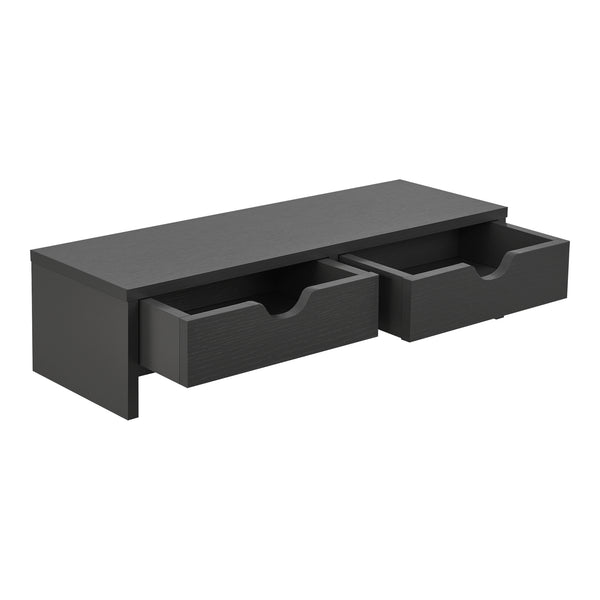 Monitorstativ Mänttä med 2 skuffer 50x18x13cm i forskellige farver farver [en.casa]