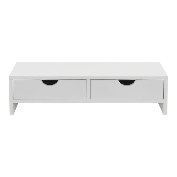 Monitorstativ Mänttä med 2 skuffer 50x18x13cm i forskellige farver farver [en.casa]