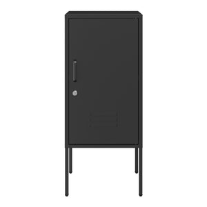 Sengeskab Hausjärvi 82x35x35 cm Dørhåndtag venstre stål [en.casa]