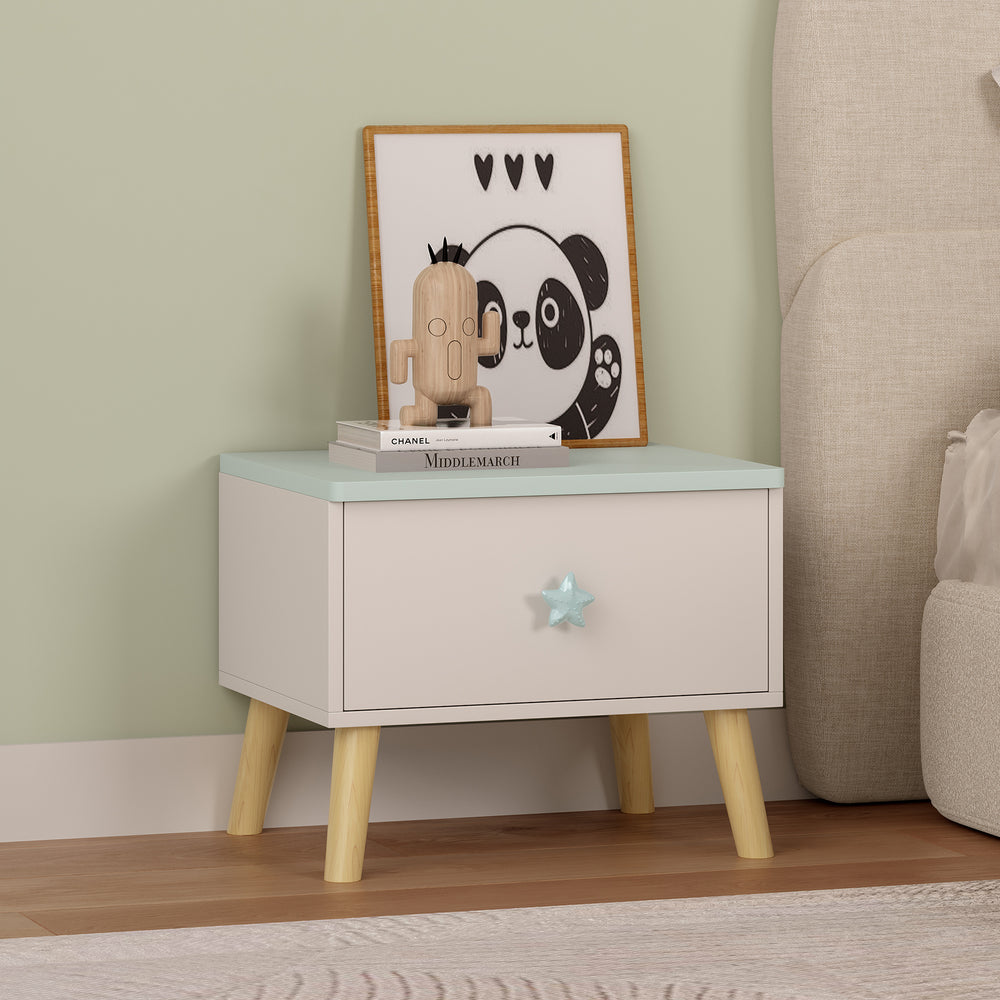 Sengebord til børn Sandnes 31x38x30 cm [en.casa]