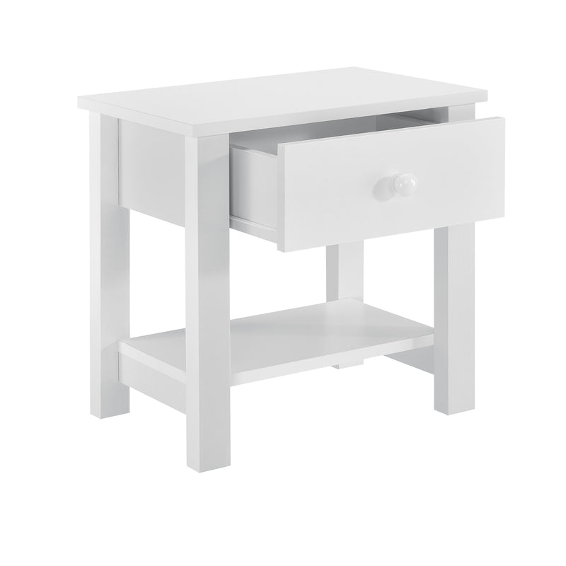 Målskitse [en.casa]® Sengebord / Aflastningsbord Gunther - 40x29,7x41,5cm - i forskellige farver