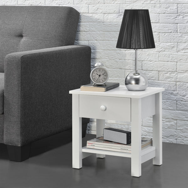 [en.casa]® Sengebord / Aflastningsbord Gunther - 40x29,7x41,5cm - i forskellige farver
