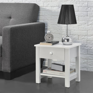 [en.casa]® Sengebord / Aflastningsbord Gunther - 40x29,7x41,5cm - i forskellige farver