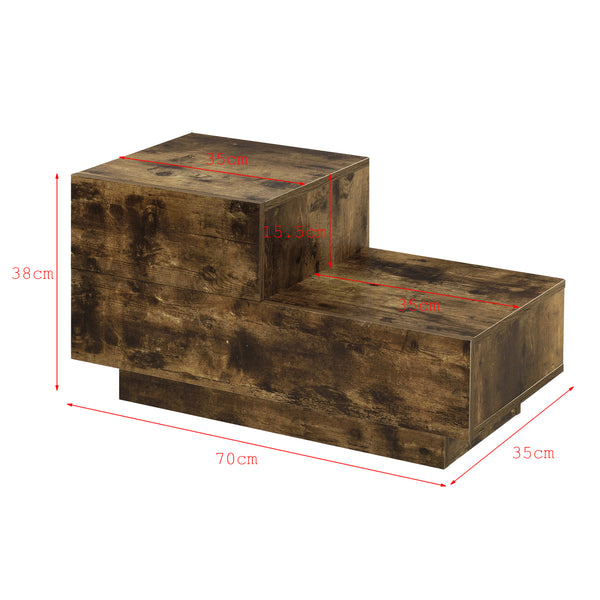 Sidebord Sebokeng venstre 38x70x35 cm i forskellige farver farver en.casa