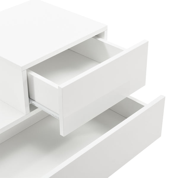 Sidebord Sebokeng højre 38x70x35 cm i forskellige farver farver en.casa