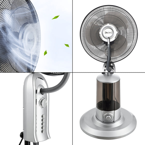 Tågeventilator Ninove 75W med vandtåge in.tec