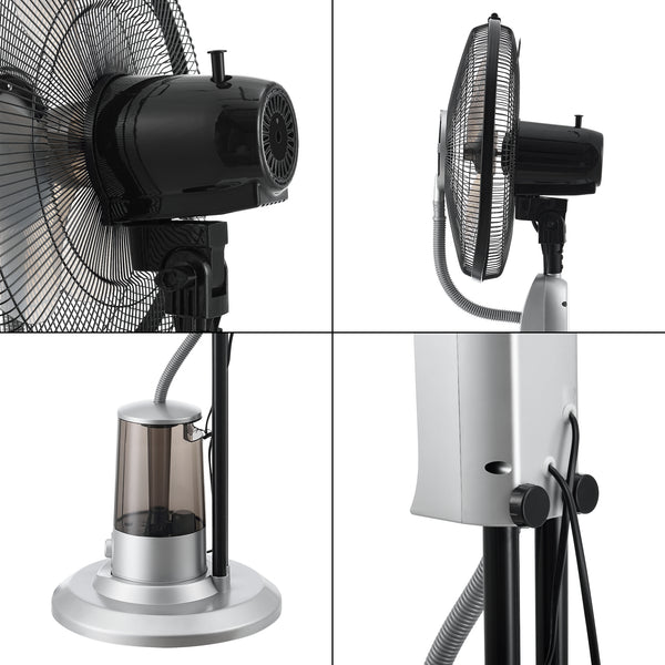Tågeventilator Ninove 75W med vandtåge in.tec