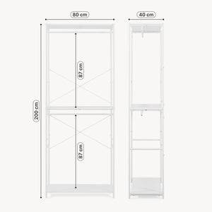 Åben garderobe Verdfjorg [en.casa]