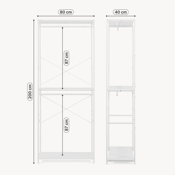 Åben garderobe Verdfjorg [en.casa]