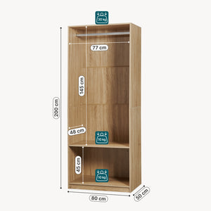 Åben garderobe Vippsaki [en.casa]