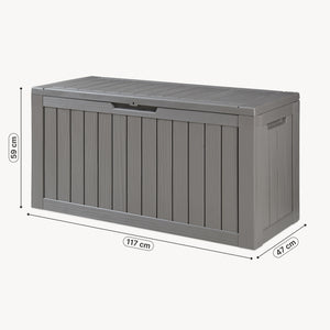 Udendørs opbevaringskasse Vades 117x47x59 cm [casa.pro]
