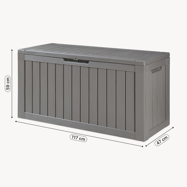 Udendørs opbevaringskasse Vades 117x47x59 cm [casa.pro]