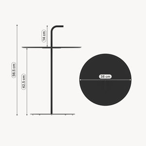 Udendørs metalbord Calimera 56,5 x Ø 38 cm [casa.pro]