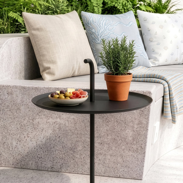 Udendørs metalbord Calimera 56,5 x Ø 38 cm [casa.pro]