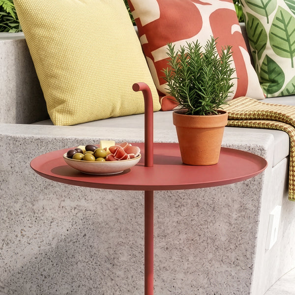 Udendørs metalbord Calimera 56,5 x Ø 38 cm [casa.pro]