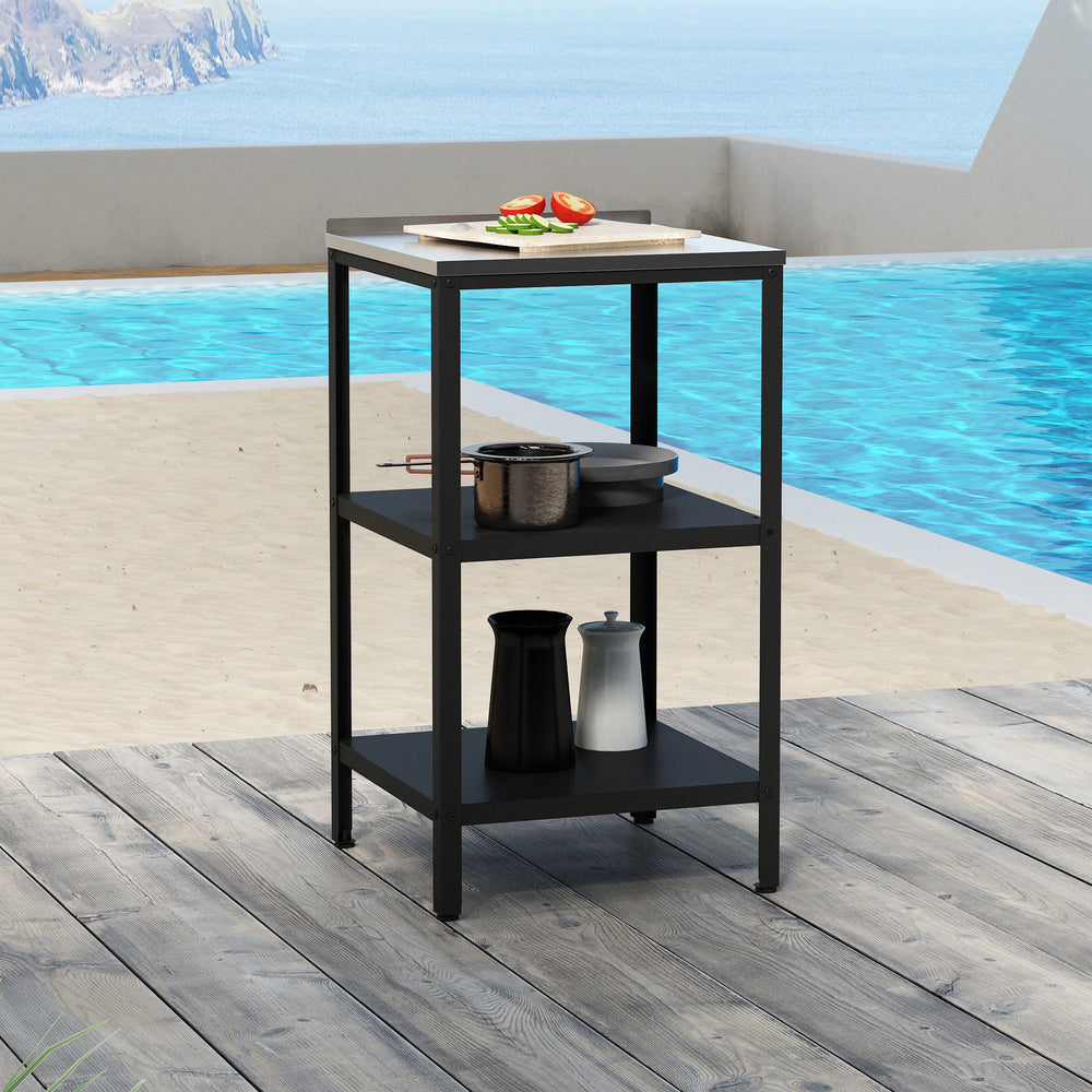 Udendørs stående hylde Bolognano 92x50x50 cm [casa.pro]