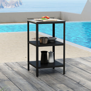 Udendørs stående hylde Bolognano 92x50x50 cm [casa.pro]
