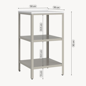 Udendørs stående hylde Bolognano 92x50x50 cm [casa.pro]