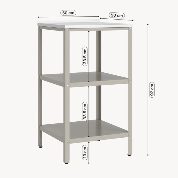 Udendørs stående hylde Bolognano 92x50x50 cm [casa.pro]