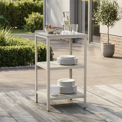 Udendørs stående hylde Bolognano 92x50x50 cm [casa.pro]