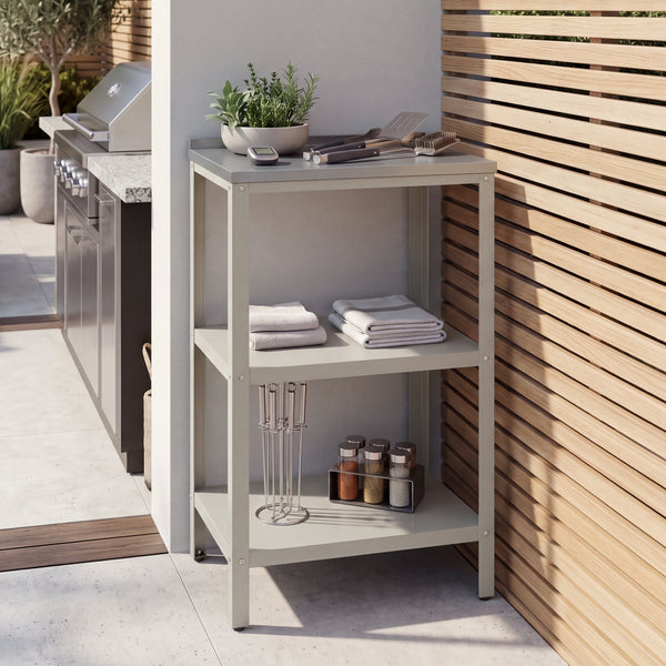 Udendørs stående hylde Bolognano 92x50x50 cm [casa.pro]