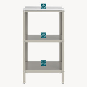 Udendørs stående hylde Bolognano 92x50x50 cm [casa.pro]
