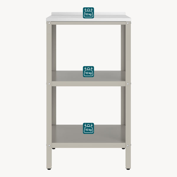 Udendørs stående hylde Bolognano 92x50x50 cm [casa.pro]