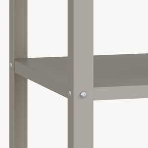 Udendørs serveringsvogn Bolognano stål 81x50x50 cm [casa.pro]