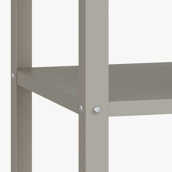 Udendørs serveringsvogn Bolognano stål 81x50x50 cm [casa.pro]