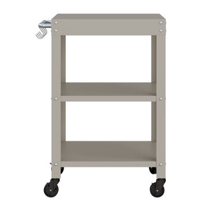Udendørs serveringsvogn Bolognano stål 81x50x50 cm [casa.pro]