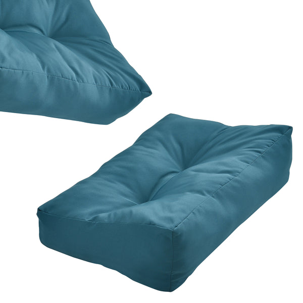 [en.casa]® Rygpuder, siddepude, armlæn,ryglæn til pallesofa