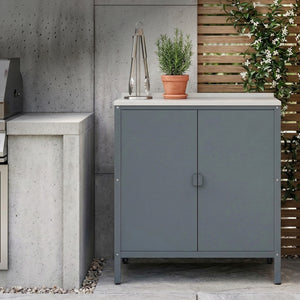 Udendørs skab Bolognano 92x80x50 cm [casa.pro]