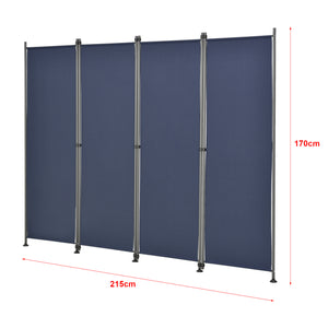 Modica Udendørs skillevæg 170x215 cm i fire dele i forskellige farver. farver pro.tec