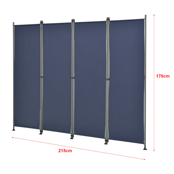 Modica Udendørs skillevæg 170x215 cm i fire dele i forskellige farver. farver pro.tec