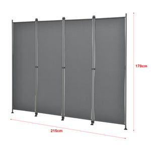 Modica Udendørs skillevæg 170x215 cm i fire dele i forskellige farver. farver pro.tec