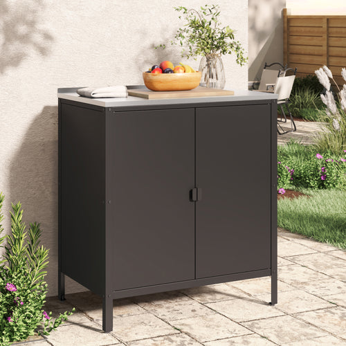 Udendørs skab Bolognano 92x80x50 cm [casa.pro]