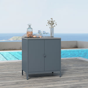 Udendørs skab Bolognano 92x80x50 cm [casa.pro]