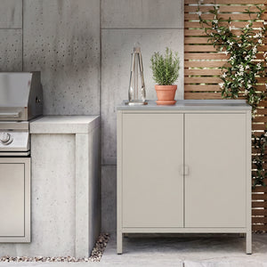 Udendørs skab Bolognano 92x80x50 cm [casa.pro]