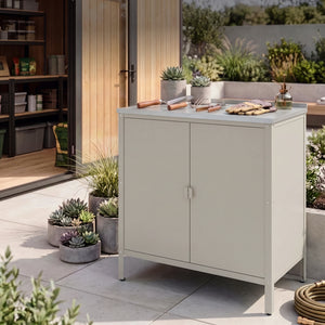 Udendørs skab Bolognano 92x80x50 cm [casa.pro]