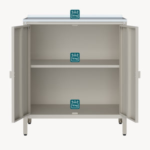 Udendørs skab Bolognano 92x80x50 cm [casa.pro]