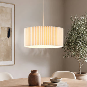 Pendellampe Kupimi Ø45 cm Beige [lux.pro]