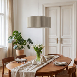 Pendellampe Kupimi Ø45 cm Beige [lux.pro]