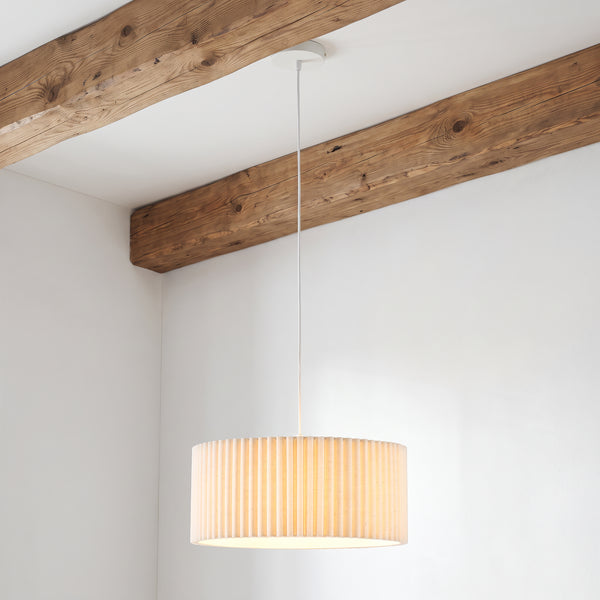 Pendellampe Kupimi Ø45 cm Beige [lux.pro]