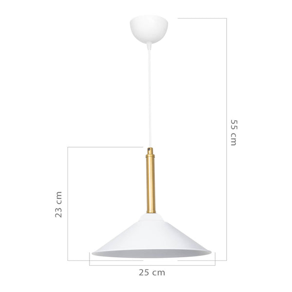 Pendellampe Hempstead E27 metal i forskellige farver farver [lux.pro]