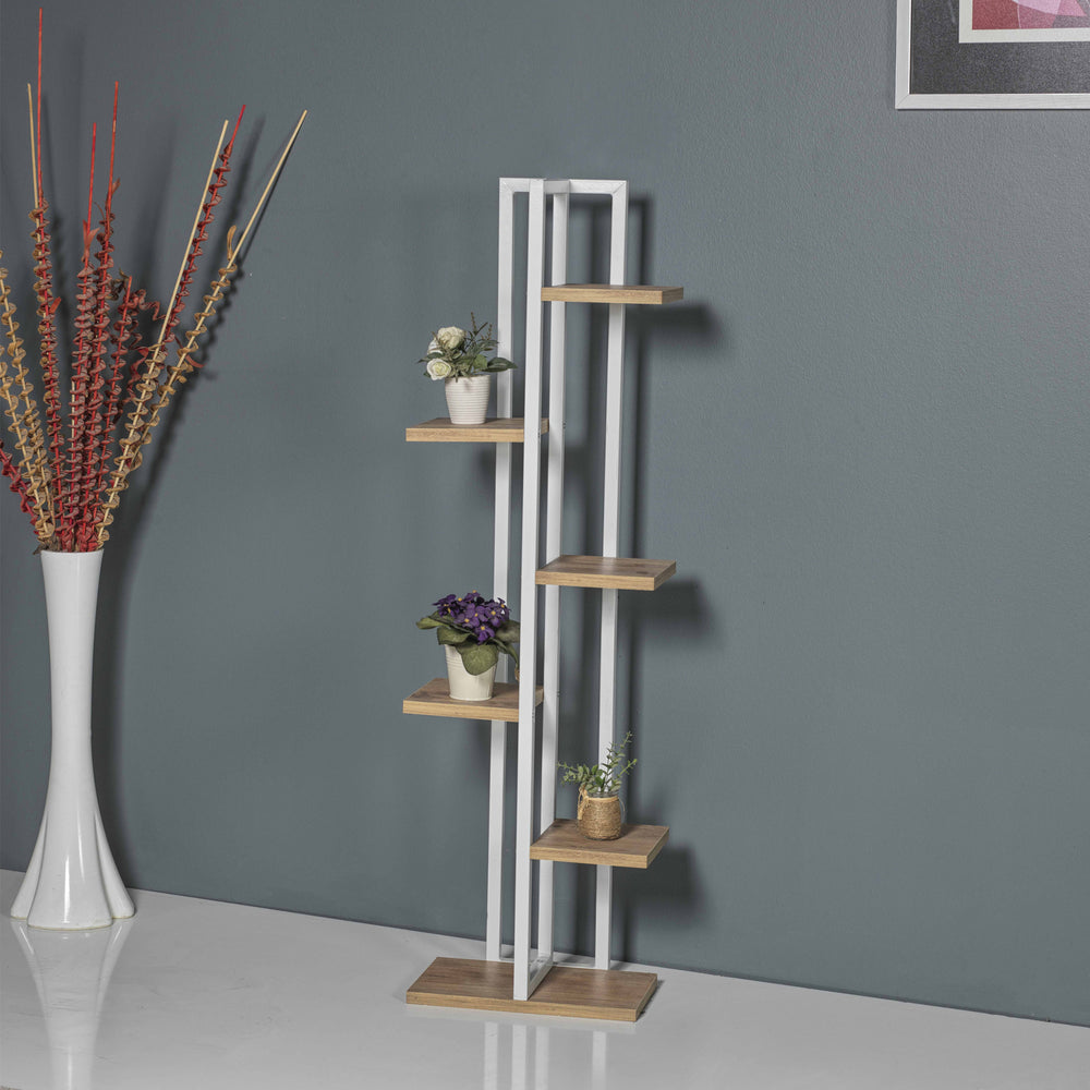 Plantehylde Tohmajärvi metal 120x34x21cm i forskellige farver [en.casa] - premiumXL