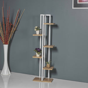 Plantehylde Tohmajärvi metal 120x34x21cm i forskellige farver [en.casa] - premiumXL