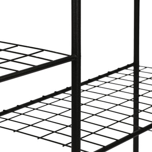 Plantehylde Alkmaar metal sort i forskellige størrelser. størrelser [en.casa]